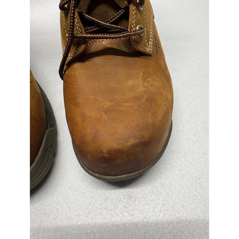 Carolina CA5520 Mens Waterproof Composite Toe Work Boots Brown Leather 11 2E
